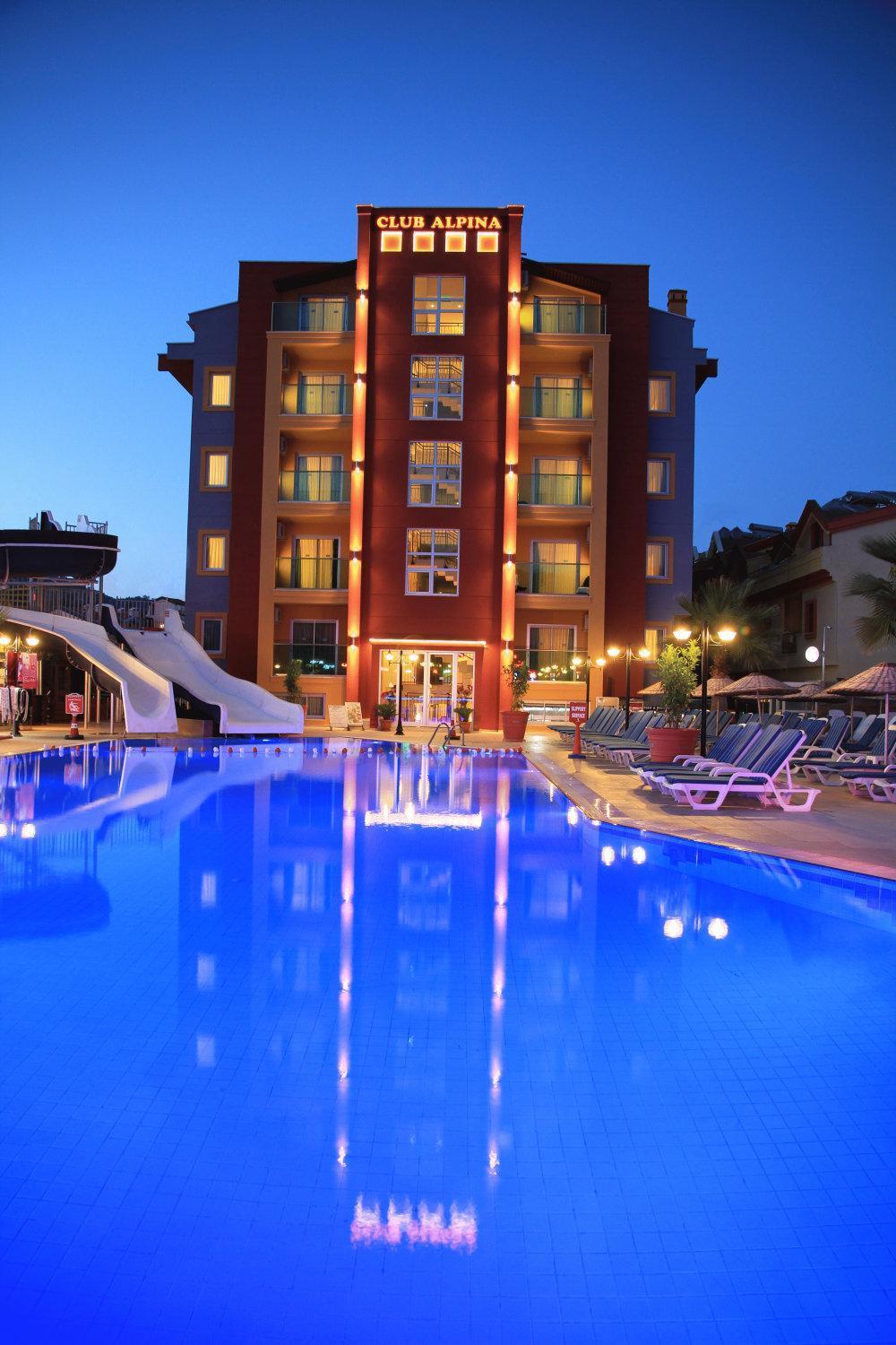Club Alpina Hotell Marmaris Eksteriør bilde